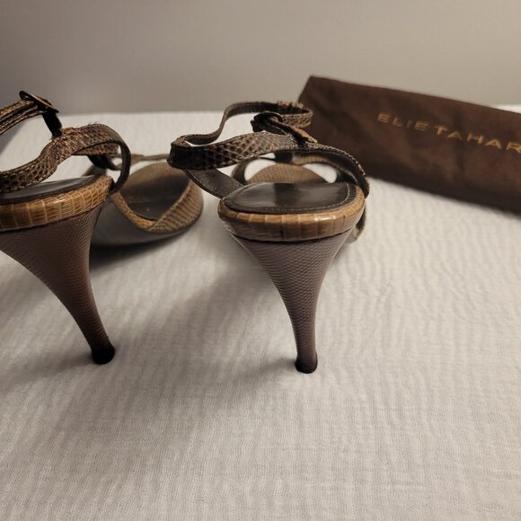 Elie Tahari -Pia Sandal - Lizard - Picture 2 of 3